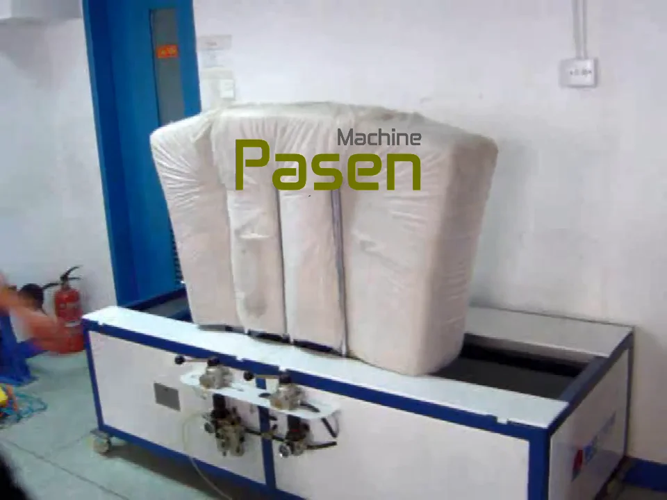 Automatic Cushion Covering Machine / Mattress Compress Packing Machine