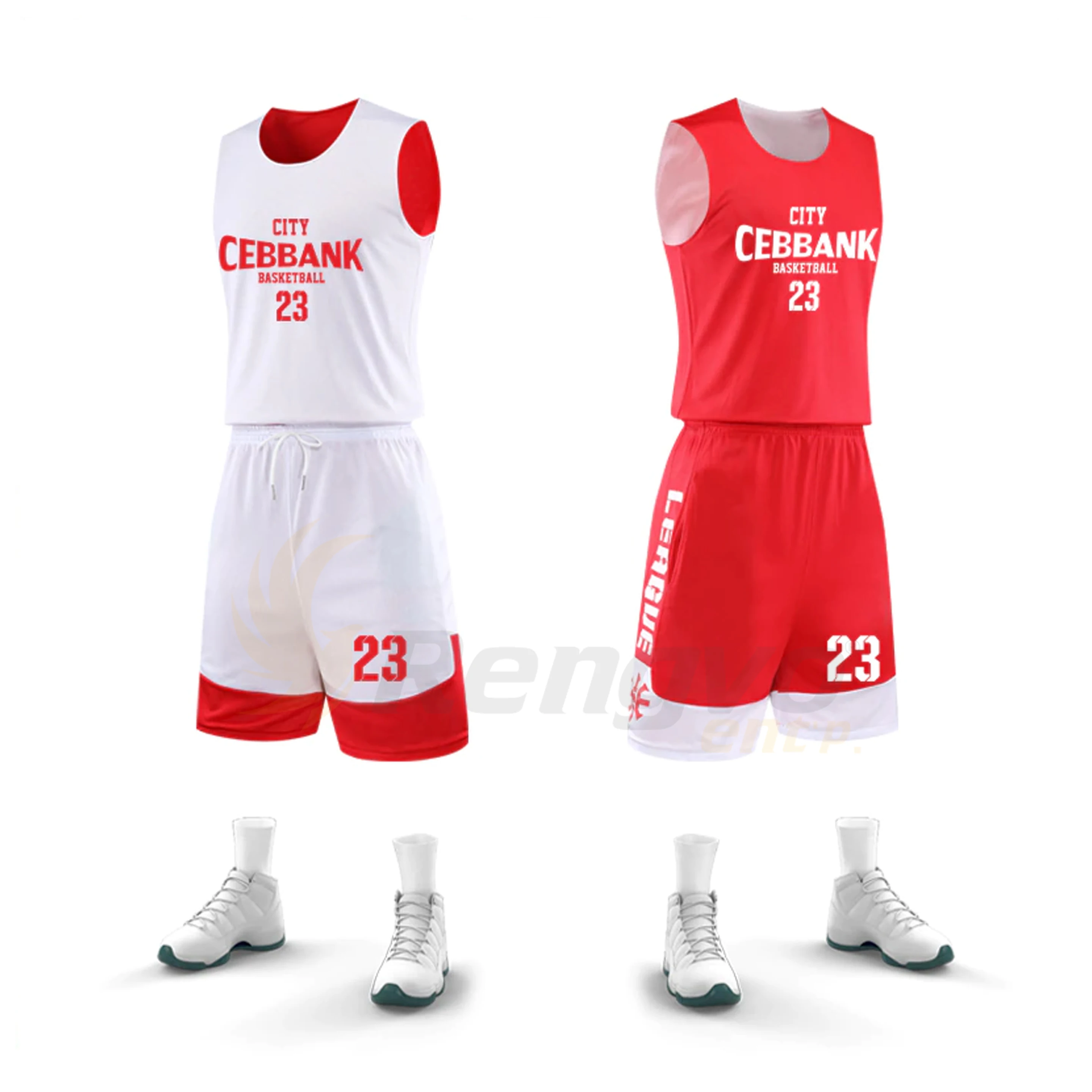 Custom Reversible Basketball Uniform For Men Quick Dry Basketball Sportswear Youth Basketball 