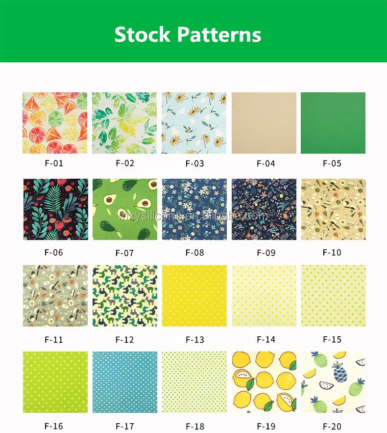 Hot sale recycle reusable cotton sandwich beeswax food wraps
