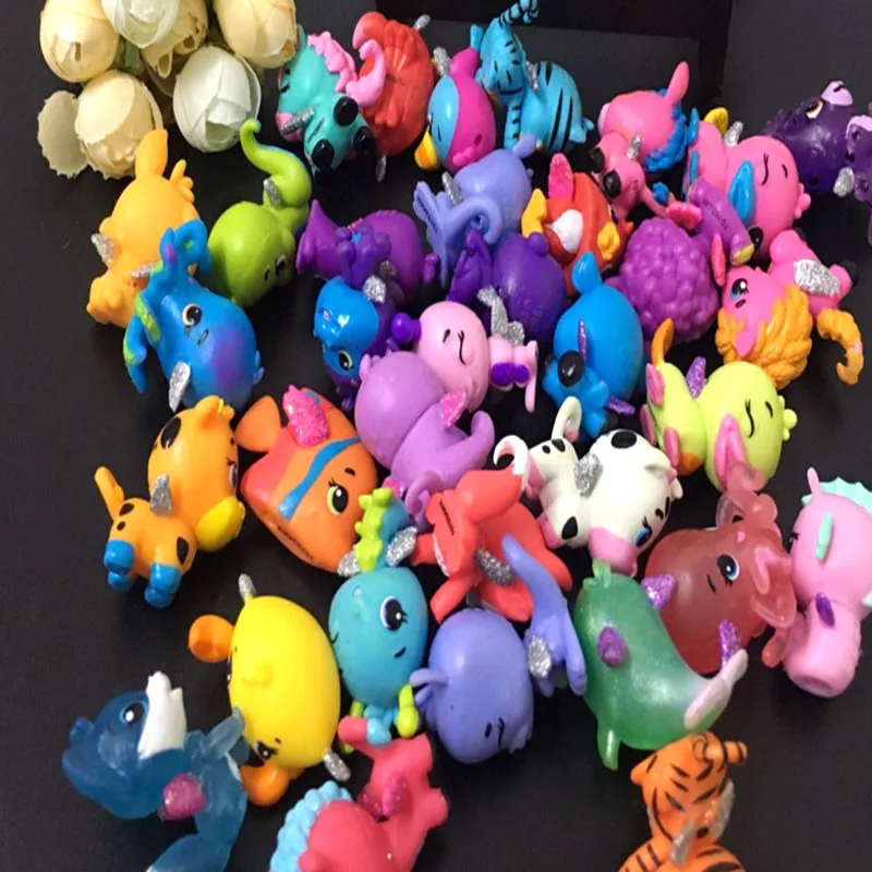 Zqx79 Egg Toy Cartoon Doll Plastic Small Animals Mini Toys For Capsules ...