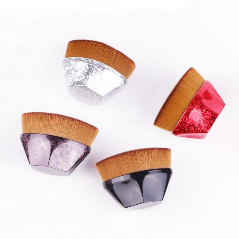 Synthetic flat oval foundation brush special body face foundation brush