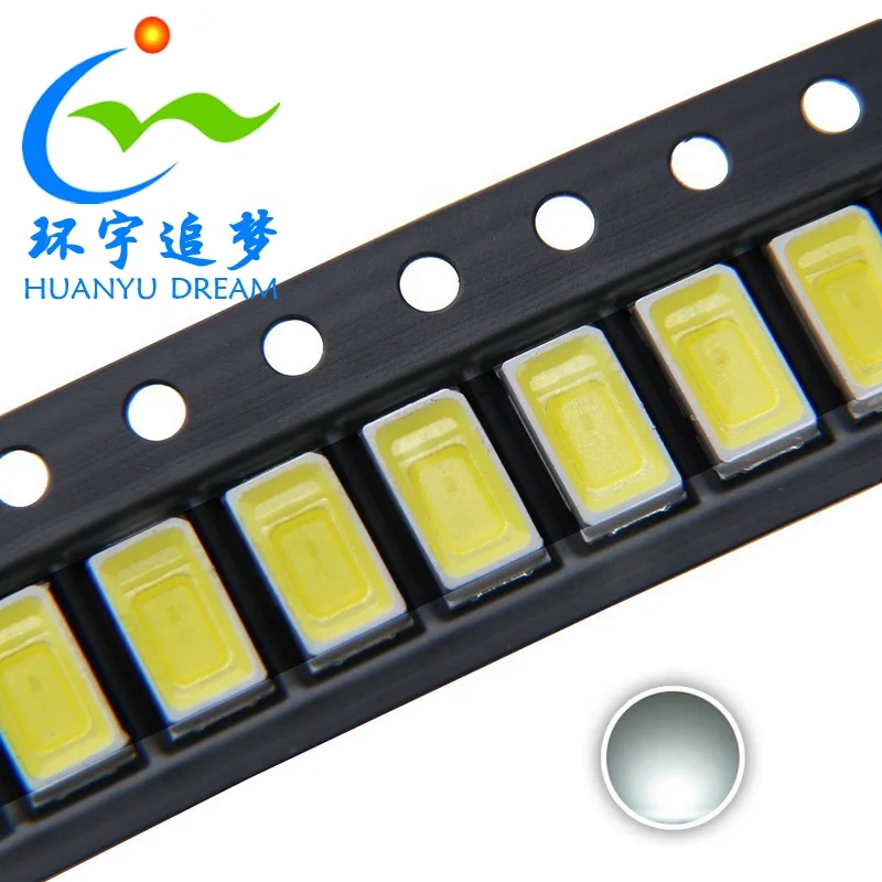 High Voltage pure white 1W 6V 9V 18V 36V 60mA SMD LED 5730 sanan chip LED SMD 5730