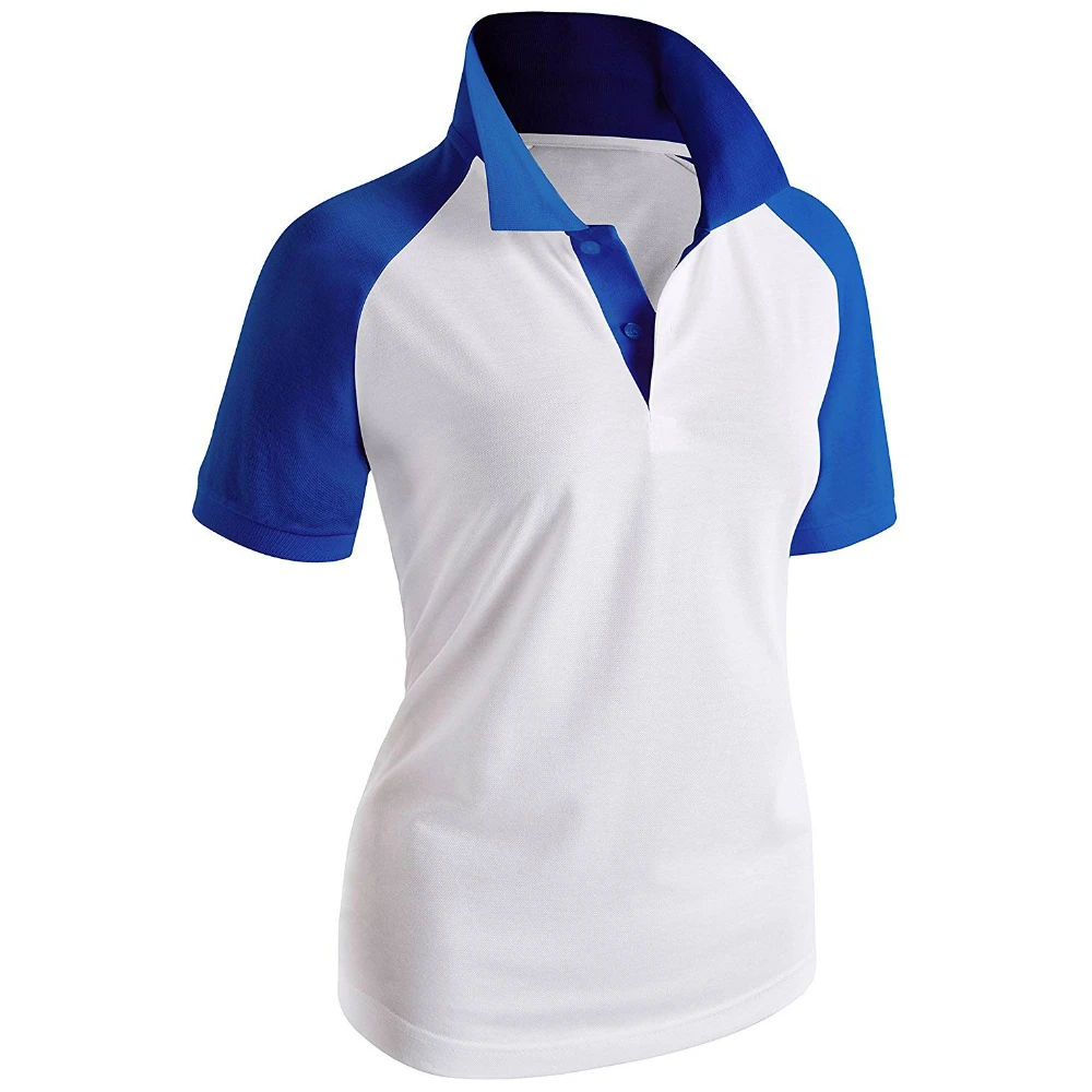 Womens Dri-Equip Short Sleeve Racer Mesh Polo Shirts in Size XS-4XL