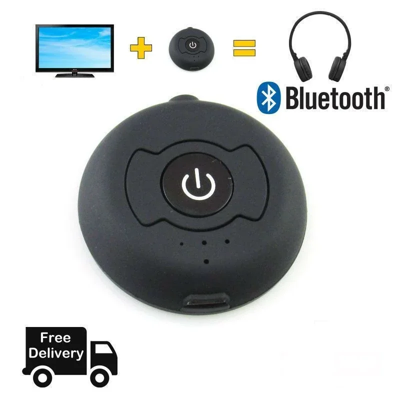 Multi Points Bluetooth Transmitter Audio H366T Wireless Adapter Car TV Stereo 