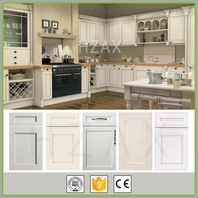 Italian kitchen furniture set white solid wood kitchen cabinets