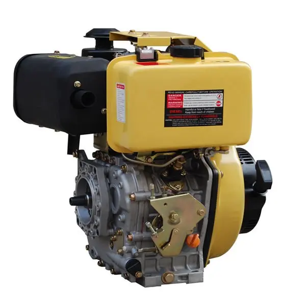 Small Diesel Engine Horizontal Shaft Air-cooled Diesel Engine, View air ...