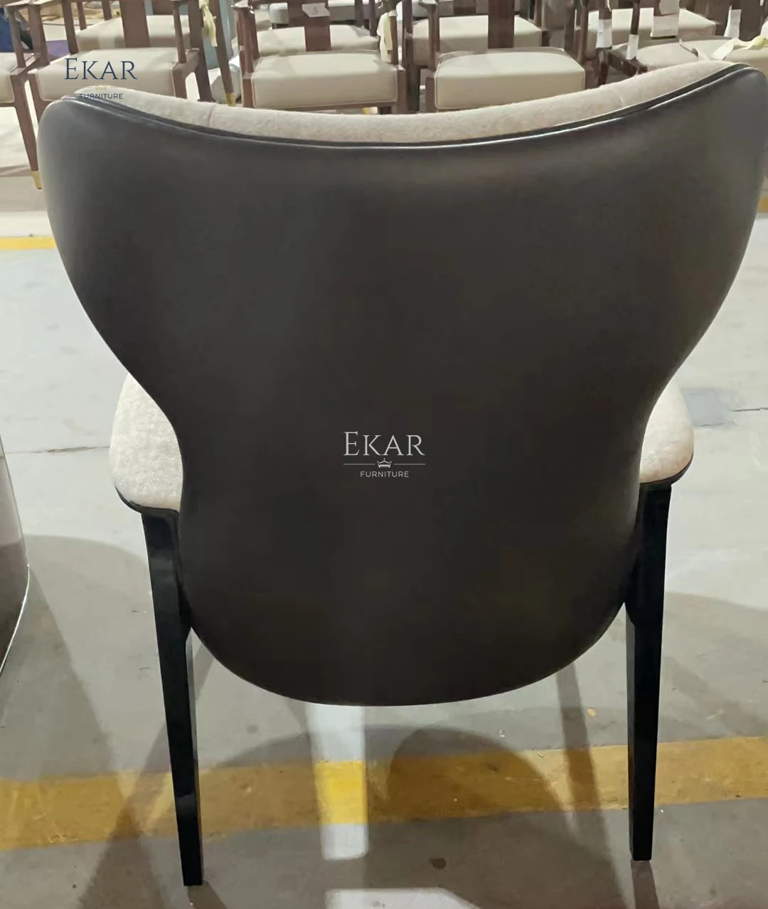 product ekar furniture popular selling modern design chair fabric back home leisure chair-64