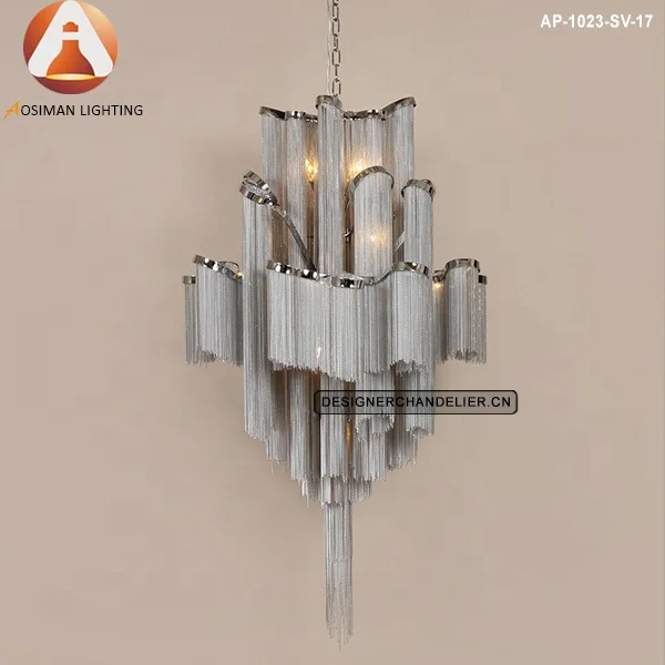 Elan Chain Chandelier/ Aluminum Chain Lamp