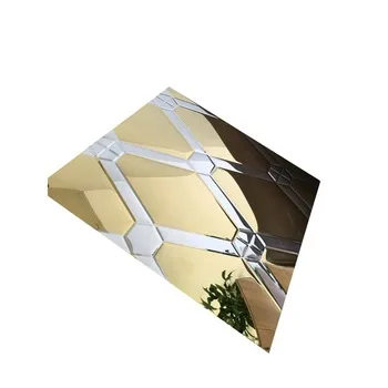 天花板用双色冲压不锈钢镜面装饰板金不锈钢板