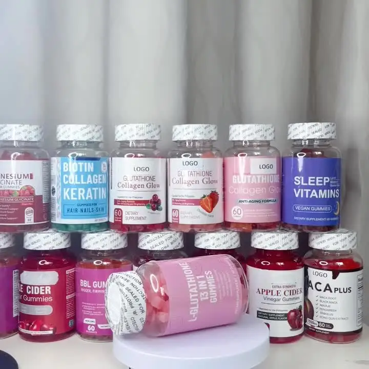 Wholesale Inner Care Fruit Vegetable Glutathione 13 in 1 Gummies Collagen  Vitamin C Whitening Gummy Candy| Alibaba.com