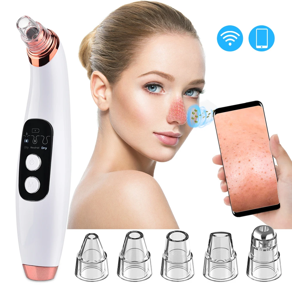 2020 New Wireless Visual Whitehead Bestope Suction Set Nose Device Blackhead Remover Vacuum With Camera Wifi.jpg