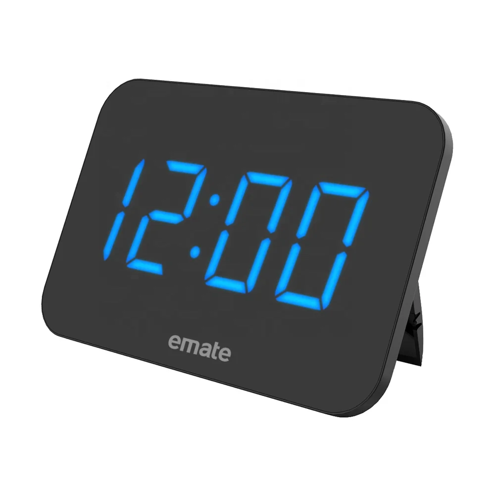 China Manufacturer Snooze Alarm LED Large Outdoor Big Digital Wall Clock for Wall