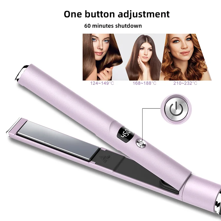 Best Wireless flat iron private label FLAT IRON with travel Flat iron hair straightener