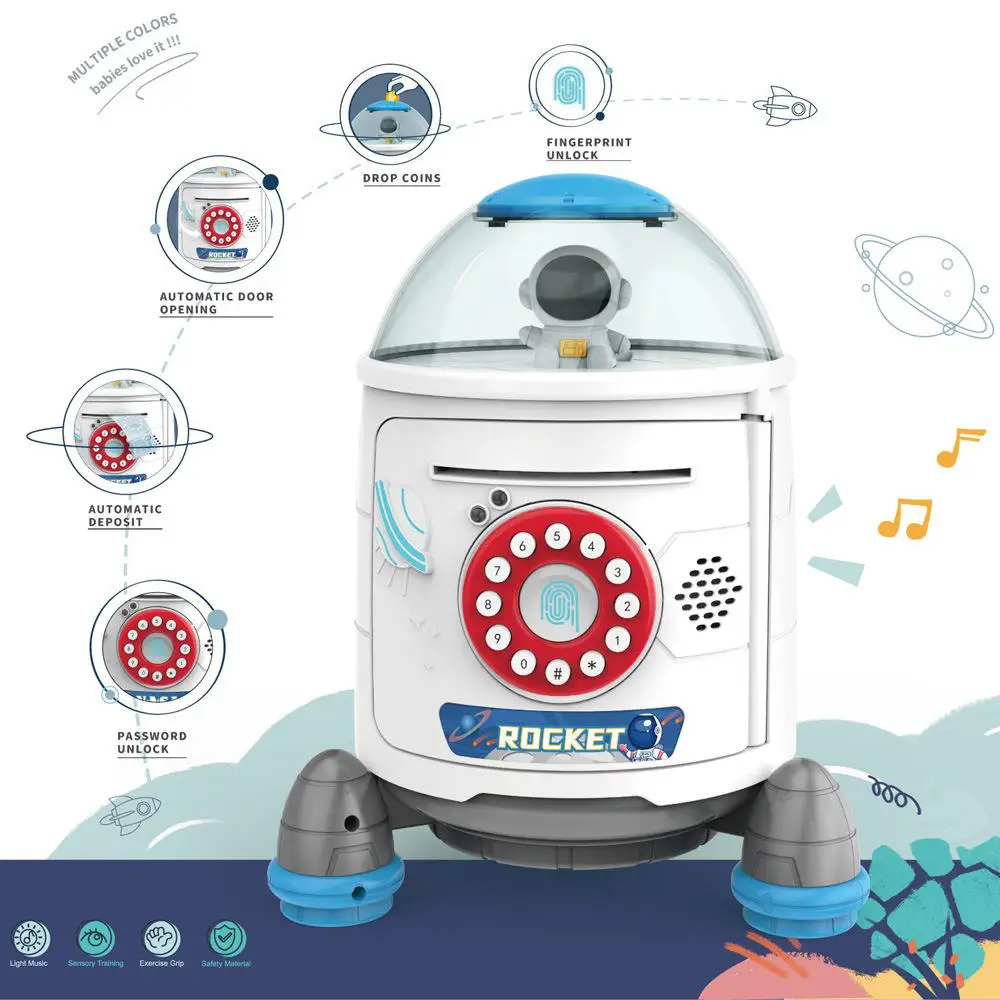 Novelty Children Saving Money Box Toys High Quality Plastic Money Box