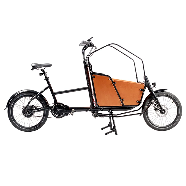 two wheel 36v 13ah electric delivery cargo bike 20 inch 250w