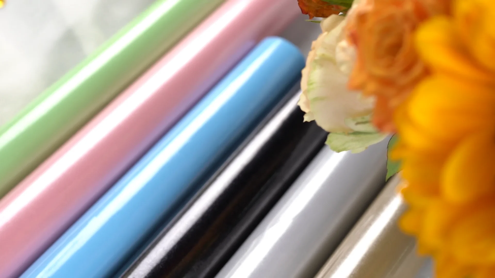Glossy Contact Paper Adhesive Room Wall Paper Glitter Peel And Stick