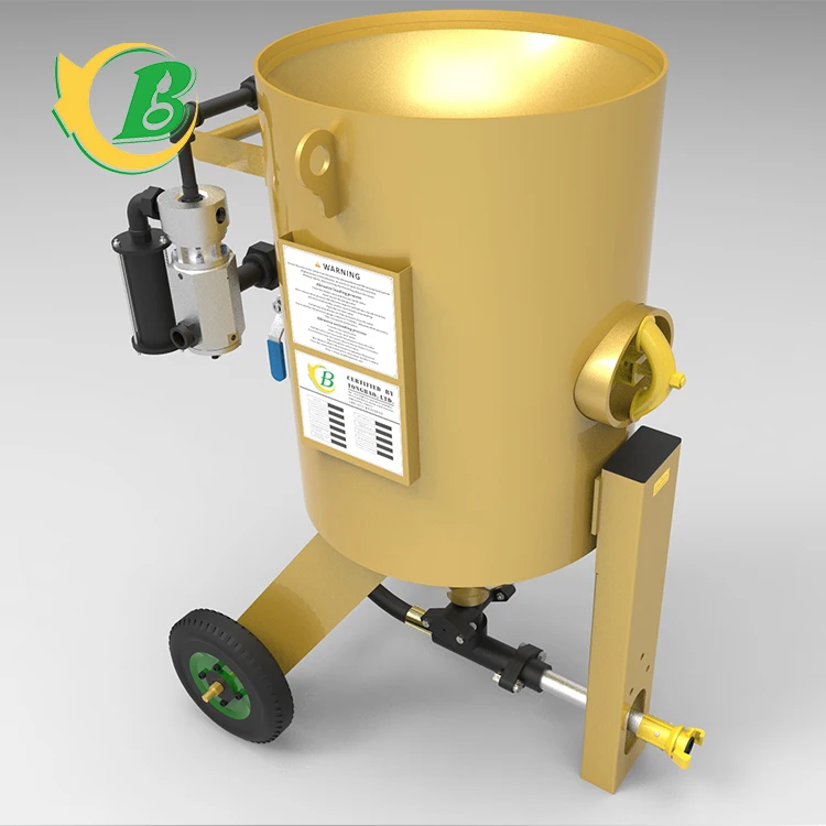 Portable Sandblast machine/Movable sandblasting pot/industrial