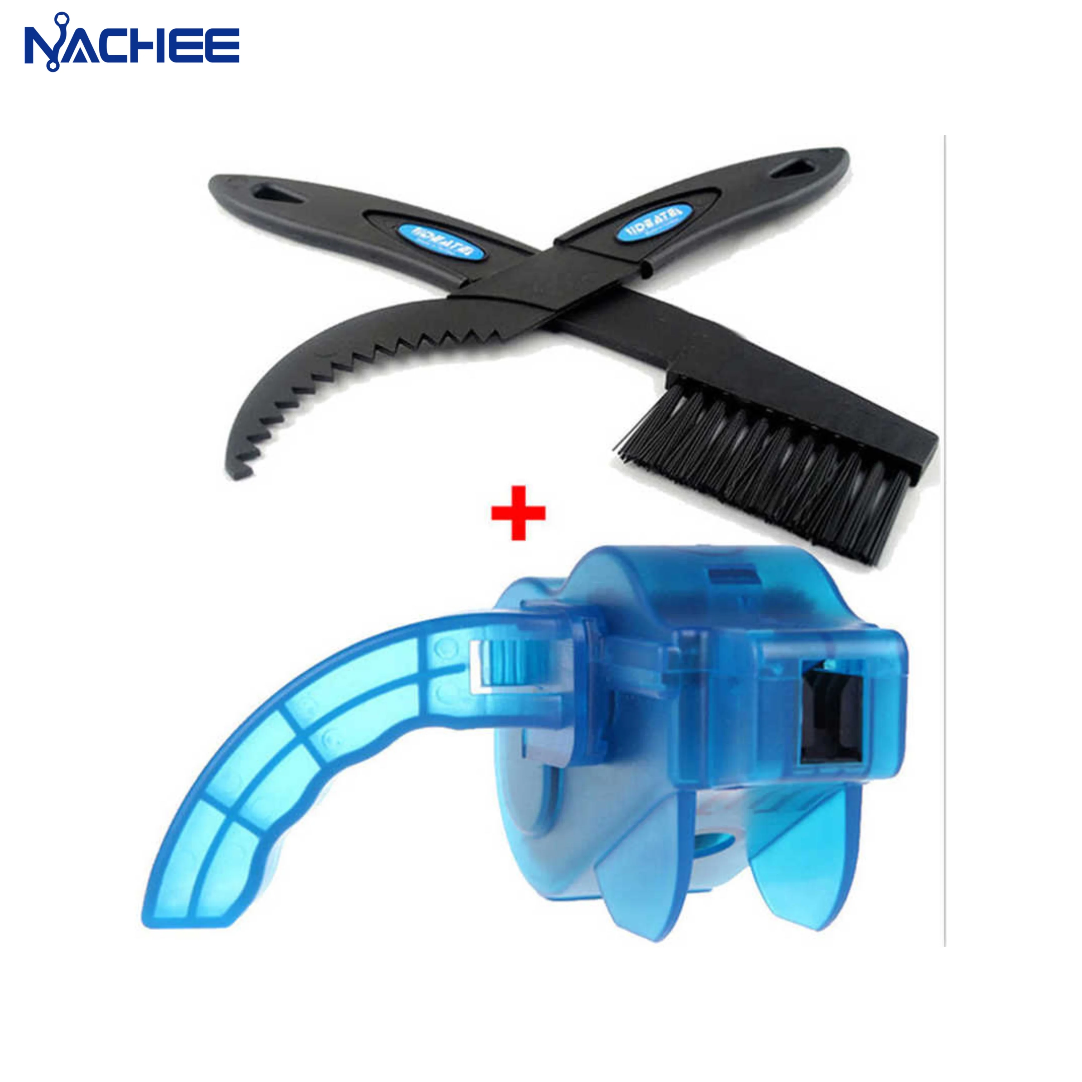 Bicycle Chain Cleaner Scrubber Brushes Mountain Bike Wash Tool Set