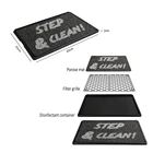 PVC Shaggy Indoor And Outdoor Dustproof Disinfection Carpet Doormat