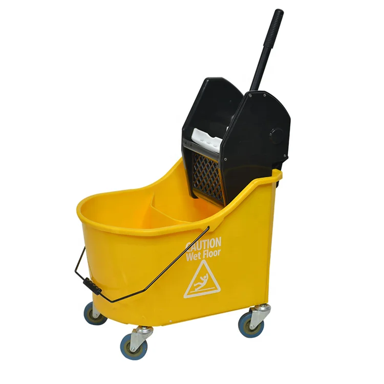 Hotel Company Restaurant Cleaning Mopping Bucket Single Plastic Wringer