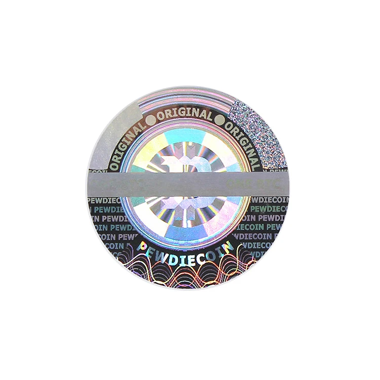 

hologram ticker,1000 Pieces, Silver,gold or customized