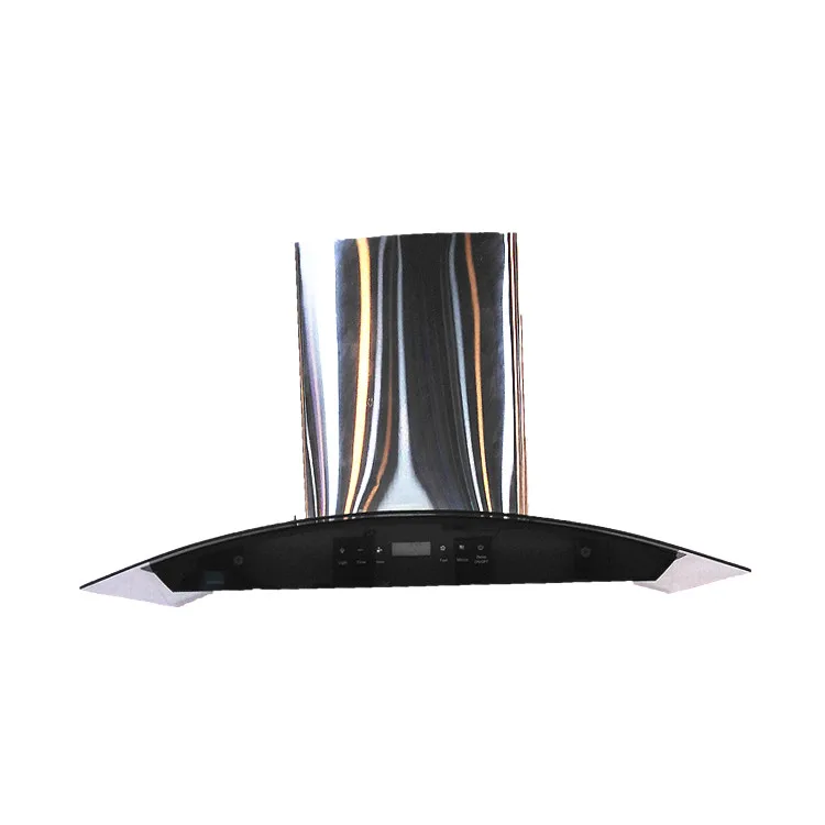 Extractor De Humo De Cocina Con Campana Extractora De Iluminación Halógena De Acero Inoxidable
