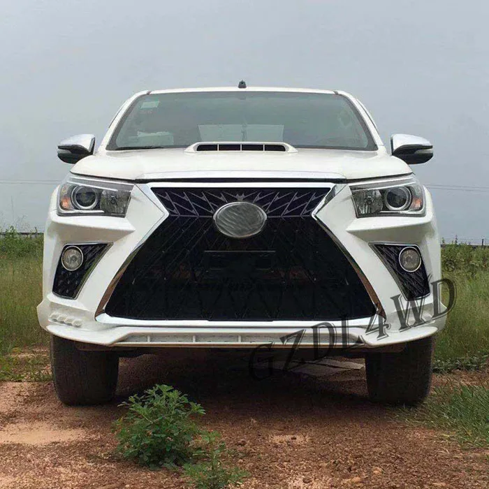 TOYOTA Hilux revo & Rocco Facelift body kit upgrade to lexus 570