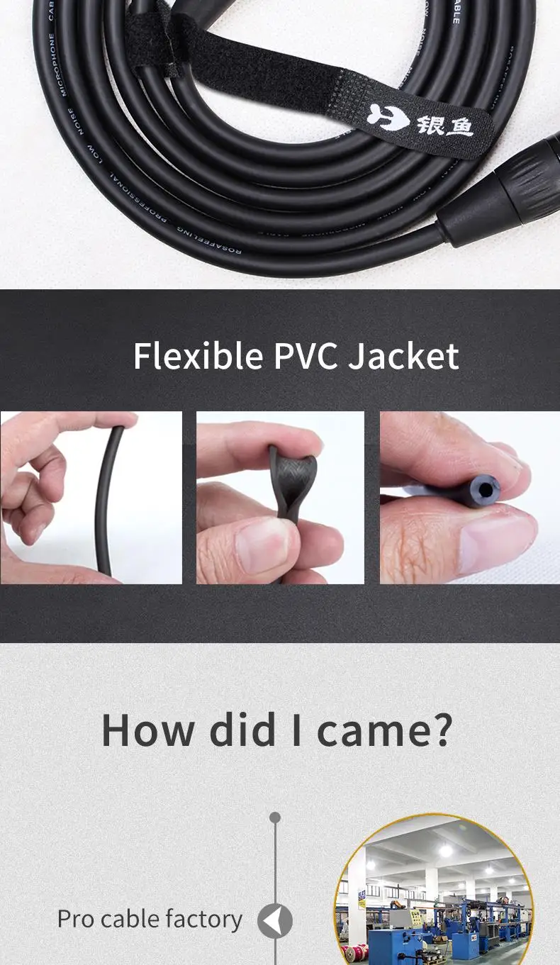 Wholesaler Professional Rohs Ofc Low Noise Xlr Cable For Microphone