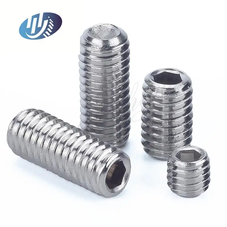 
DIN916 GB80 304 316 stainless steel Hexagon socket set screws cup point 