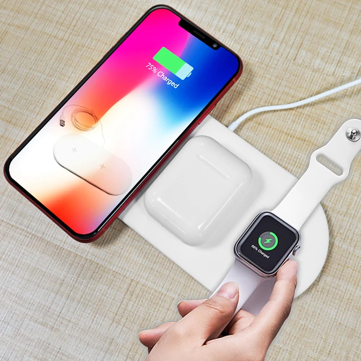 Wireless Charging Pad Multiple Devices 3a Wireless Fast Charger 3 In 1 ...