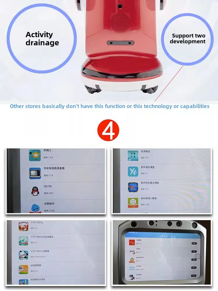 High-Tech Intelligent School Family Robot for Kids Multi-Functional Voice Dialogue Education Companion manufacture