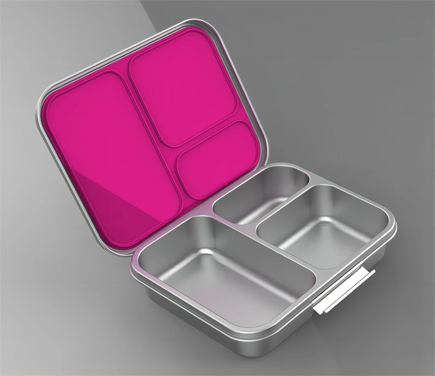 aohea 304 stainless steel hot food lunch box cat design portable compartments kids bento lunch box factory