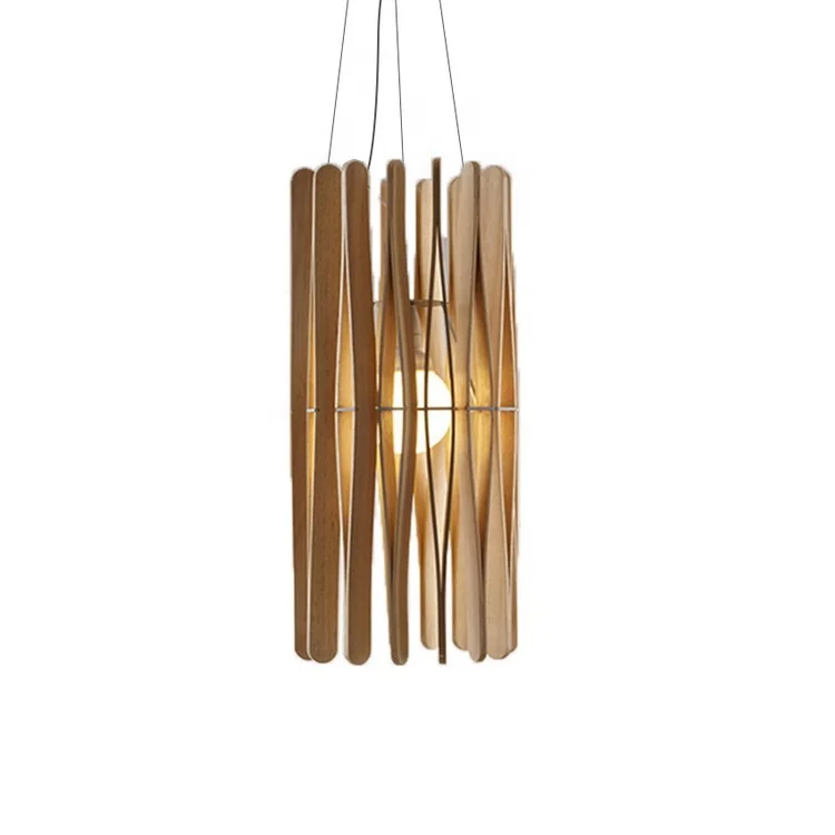 High Quality Chinese Oak Wood Hanging Fixture Pendant Ceiling Lamp Light For Decorations