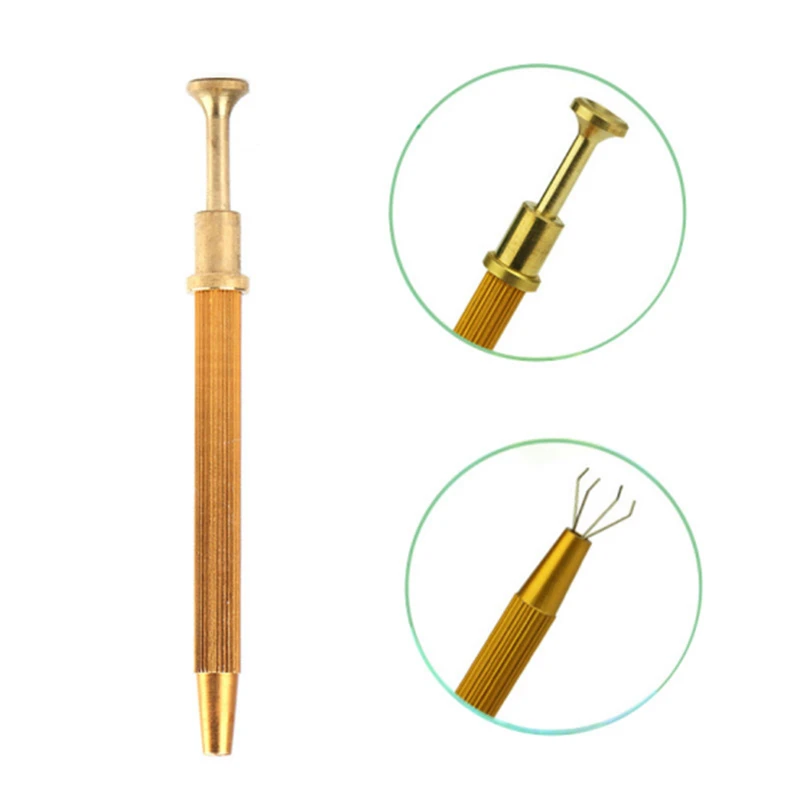 Details about   Metal Grabber Gripper Precision Component Grabber Four Jaw Parts IC Repair Tool 