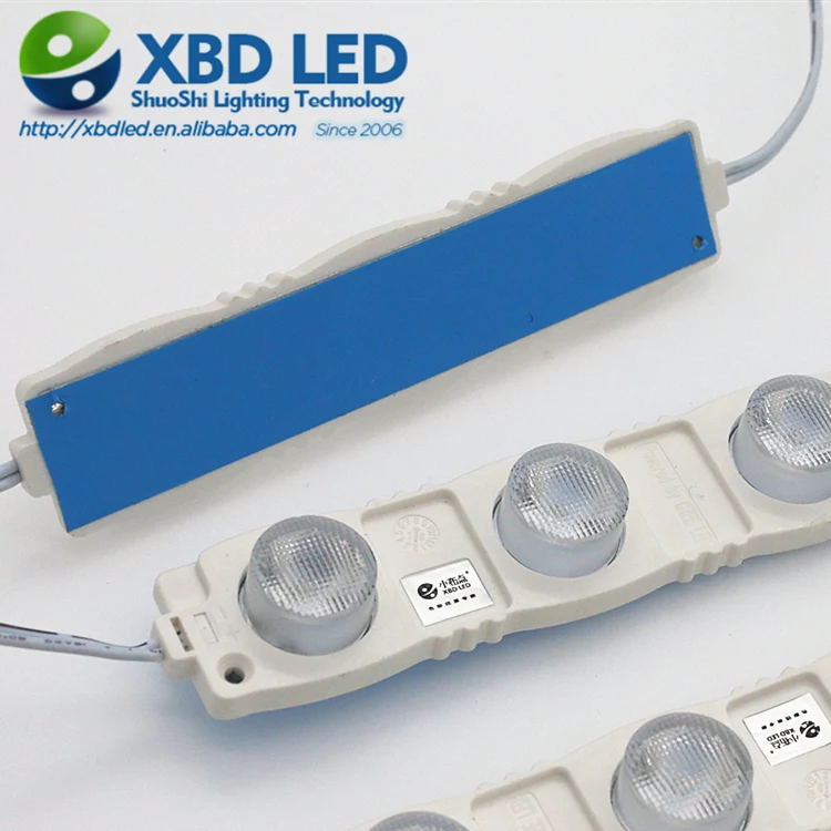 High Quality led edge module light with lens Hot selling DC24V SMD 3030 LED module for advertising