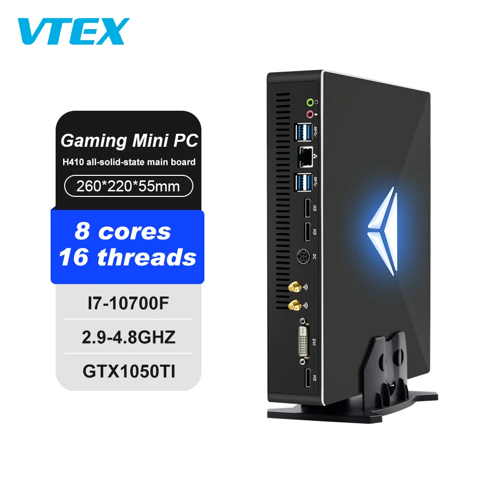 Windowsデスクトップ PC desktop i7-860 + gtx1050ti 10th Gen I9 I7 I3 I5 Gtx1050ti 4G Desktop Computer for Gaming