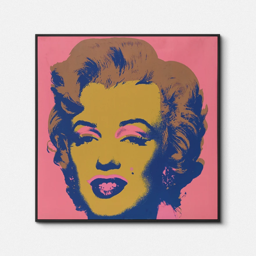 Marilyn Monroe çerçeveli duvar resmi pop art tuval baskı ev dekorasyon için