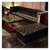 Wooden Sofa Bench Washable Upholstery Fabric