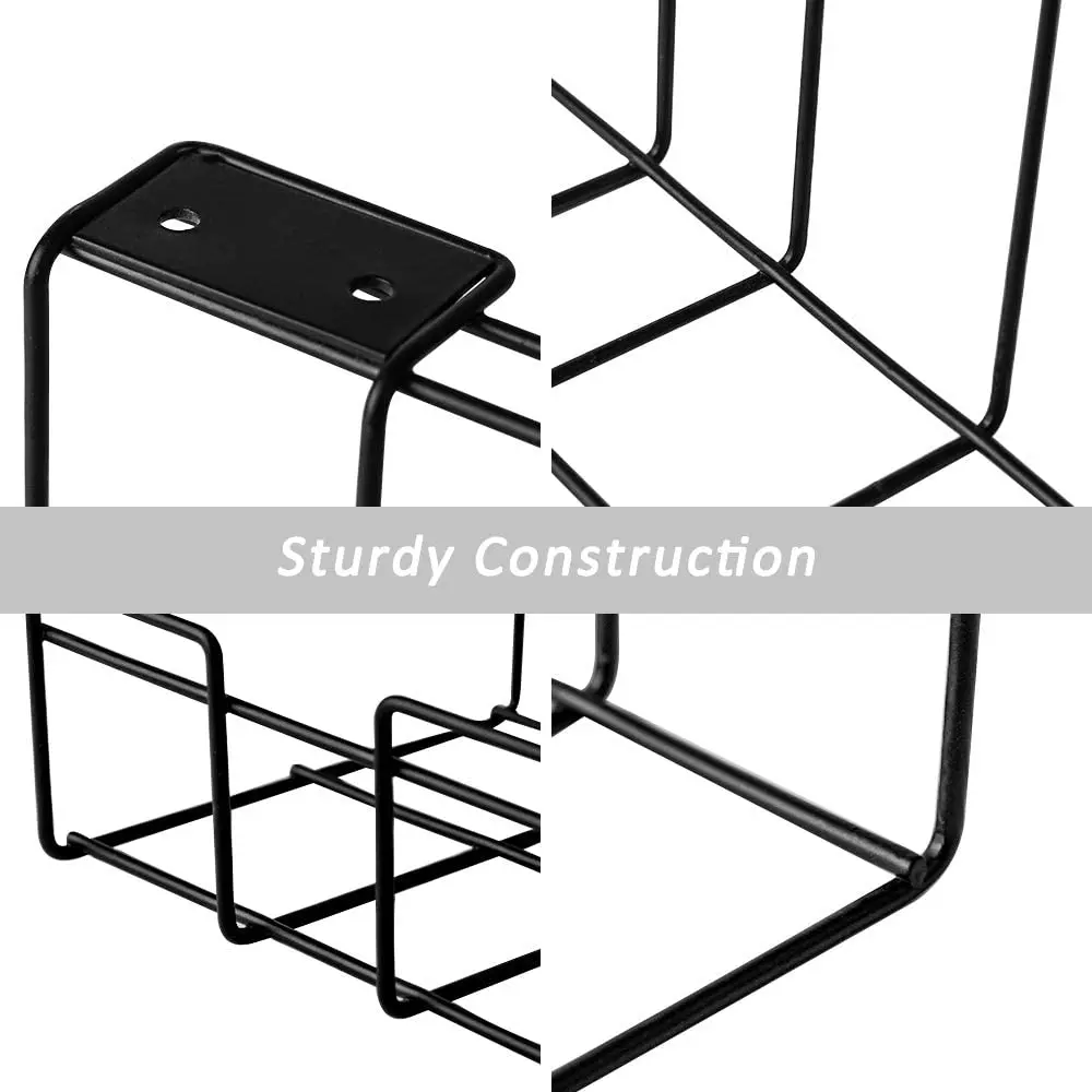 40cm Under Desk Cable Organizer for Wire Metal 2 Packs Cable Management Tray 