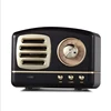 HM11 Retro bluetooth audio mini wireless speaker portable U disk TF card aluminum alloy with FM Bluetooth small speaker