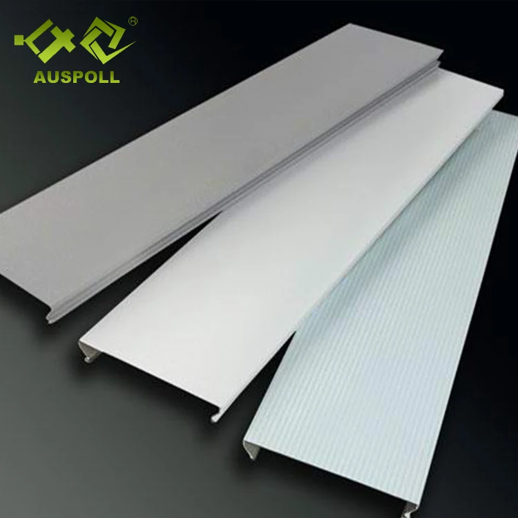 Building Material Aluminum ceiling tiles C-shaped strip ceiling panel design with ISO9001