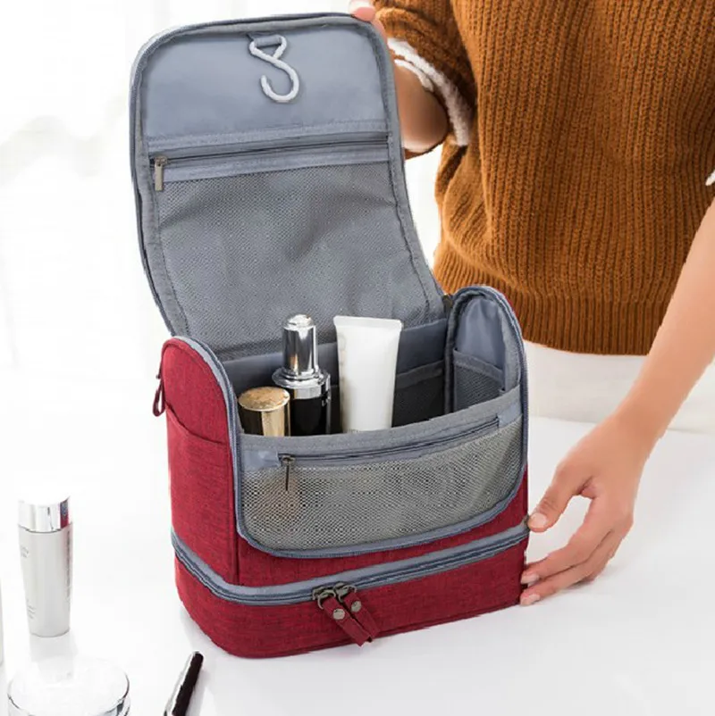 product-GF bags-New Waterproof Men Hanging Makeup Bag Oxford Travel Organizer Cosmetic Bag for Women-1