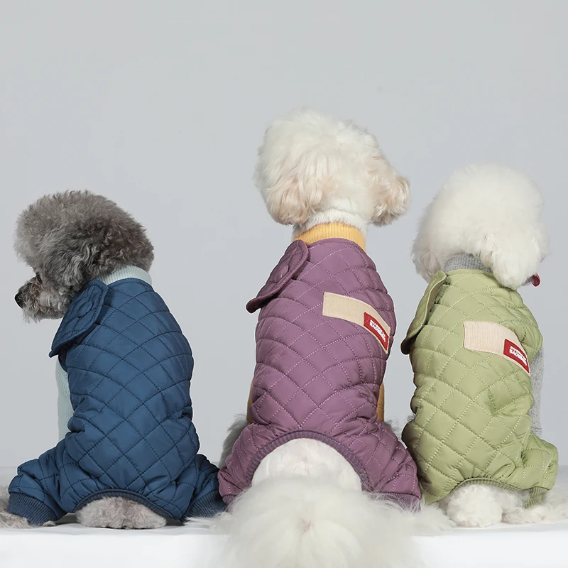 Hot Sale Winter Pet Dog Clothes Fashion Classic Korean Popular 
