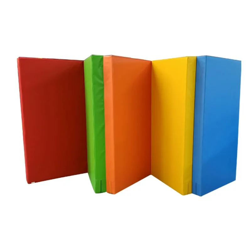 Pu Leather/pvc Five Fold Mat Dance Gymnastics Mat Training Protection