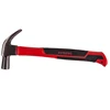 British Type Forging Claw Hammer With Fiberglass Handle