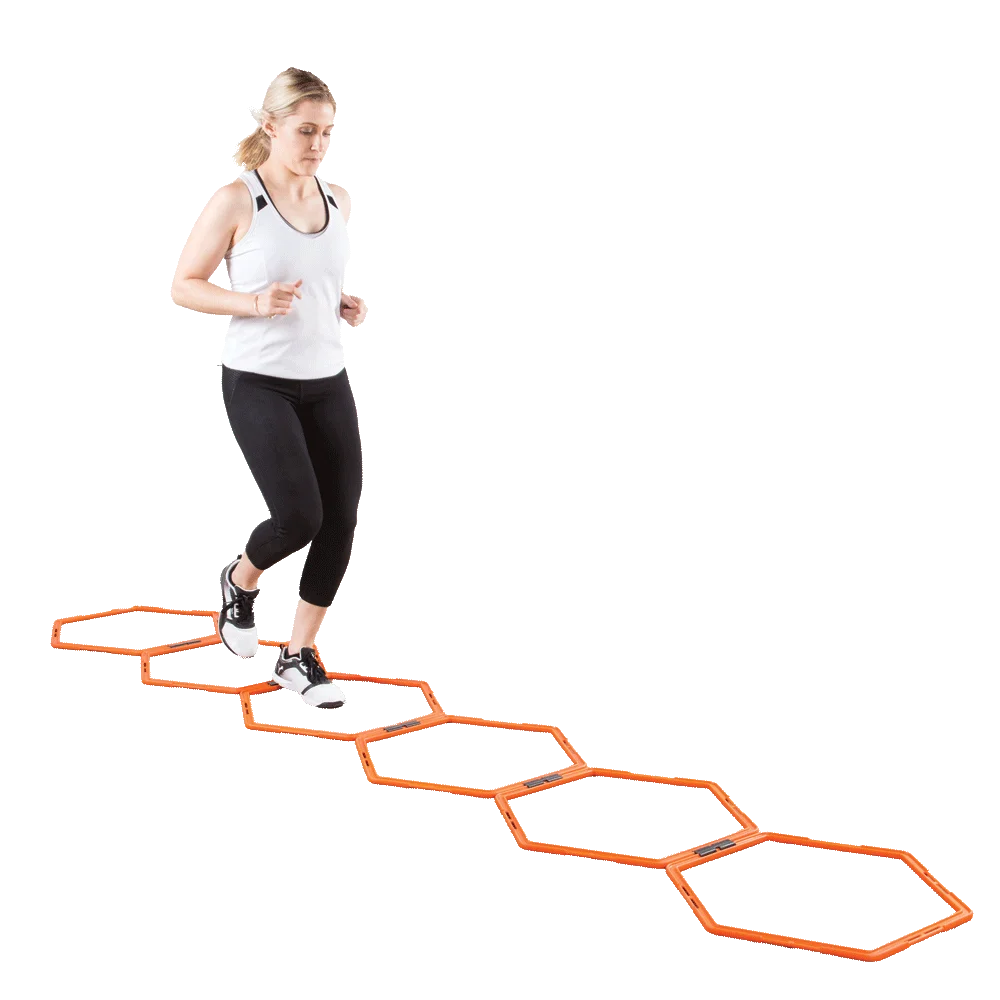 Hexagonal Hex Speed Ring Agility Training Rings For Fitness Workout