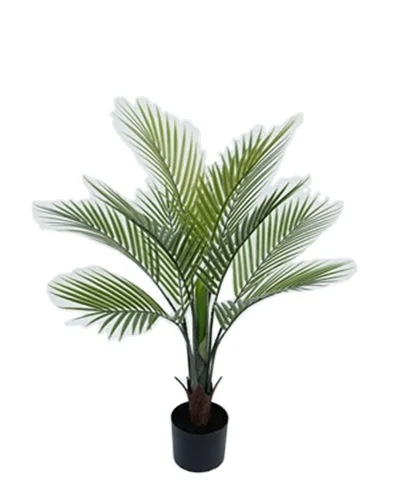 Customized indoor decor 80Cm Plastic Palm Tree Artificial Plant Phoenix Palm Tree with pot