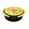 Large Version Hunting Cabin Decor 12 Gauge Bullet Shell metal Coaster set holder with Base and Gift Box