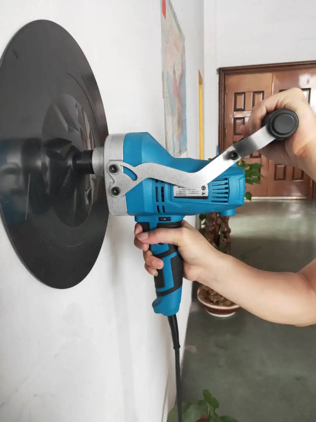 Metal Handle Smoothing Machine Plaster Rendering Wall Polisher Machine ...