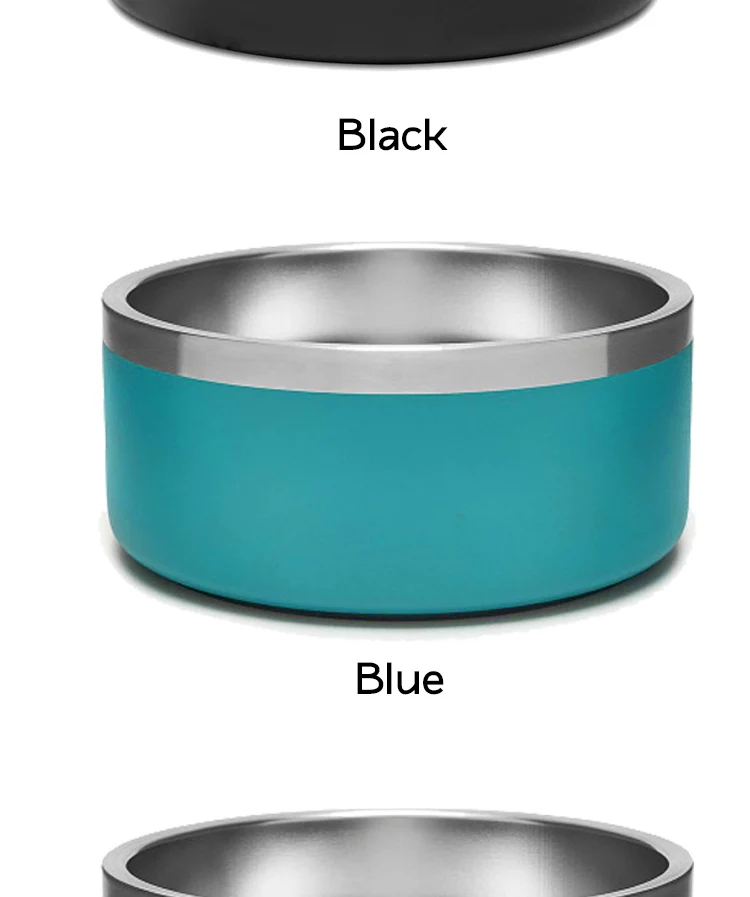 32oz/64oz Pet Bowl For Dog And Cat,Double Wall Insulated Dog Bowl Stainless Steel/ Buy 32oz